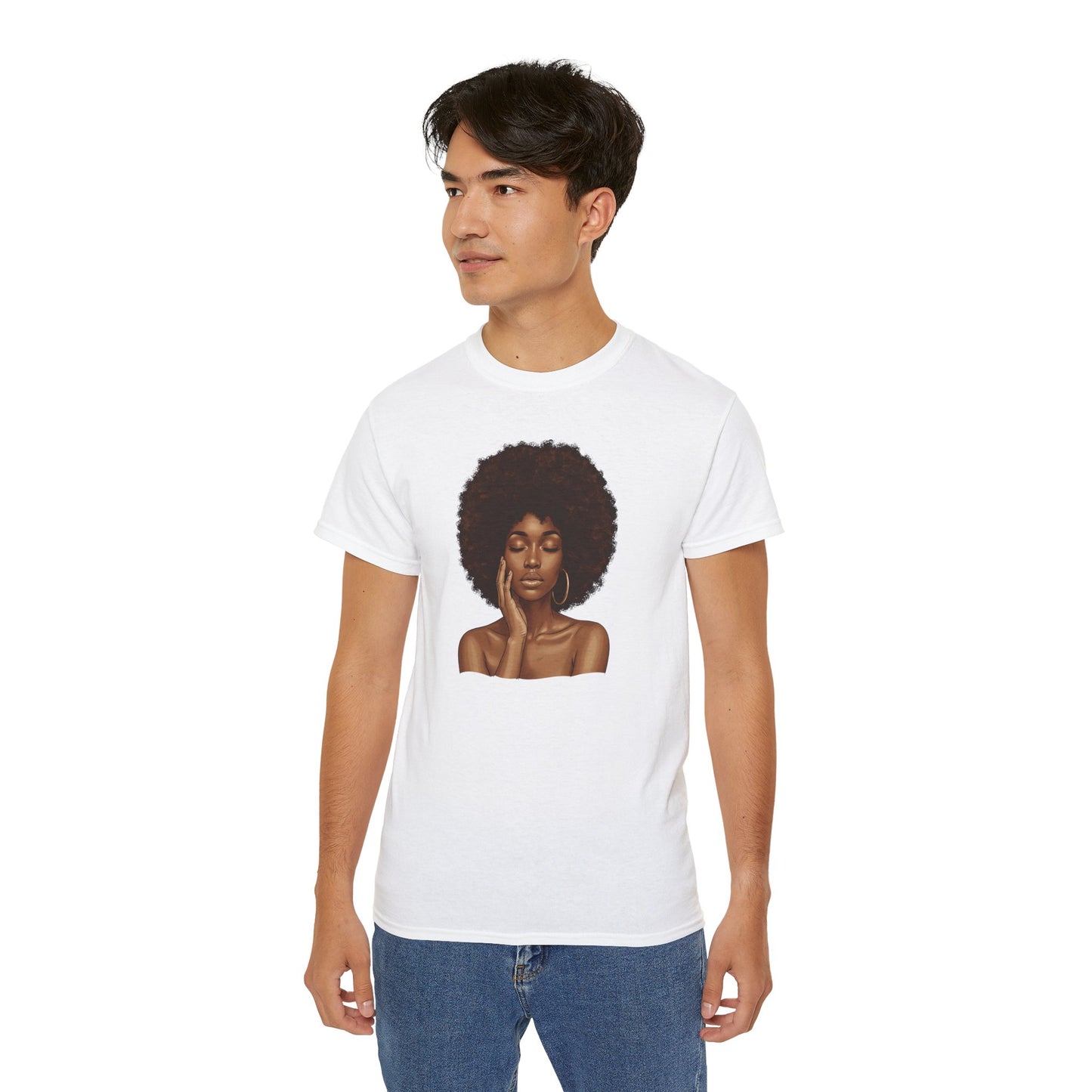 Empowerment Artwork Tee | Unisex Cotton Shirt, Inspirational Gift, Self-Love Apparel, Cultured Fashion, Everyday Wear