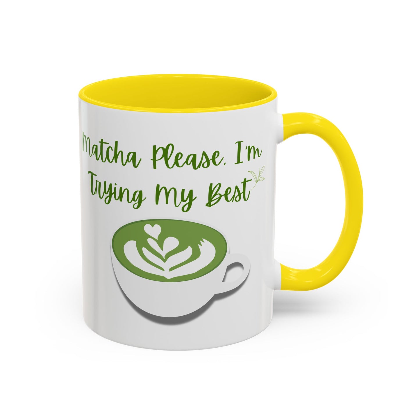 Matcha Please Coffee Mug | Perfect Gift for Tea Lovers | Ceramic Mug for Home & Office | Motivational Coffee Cup