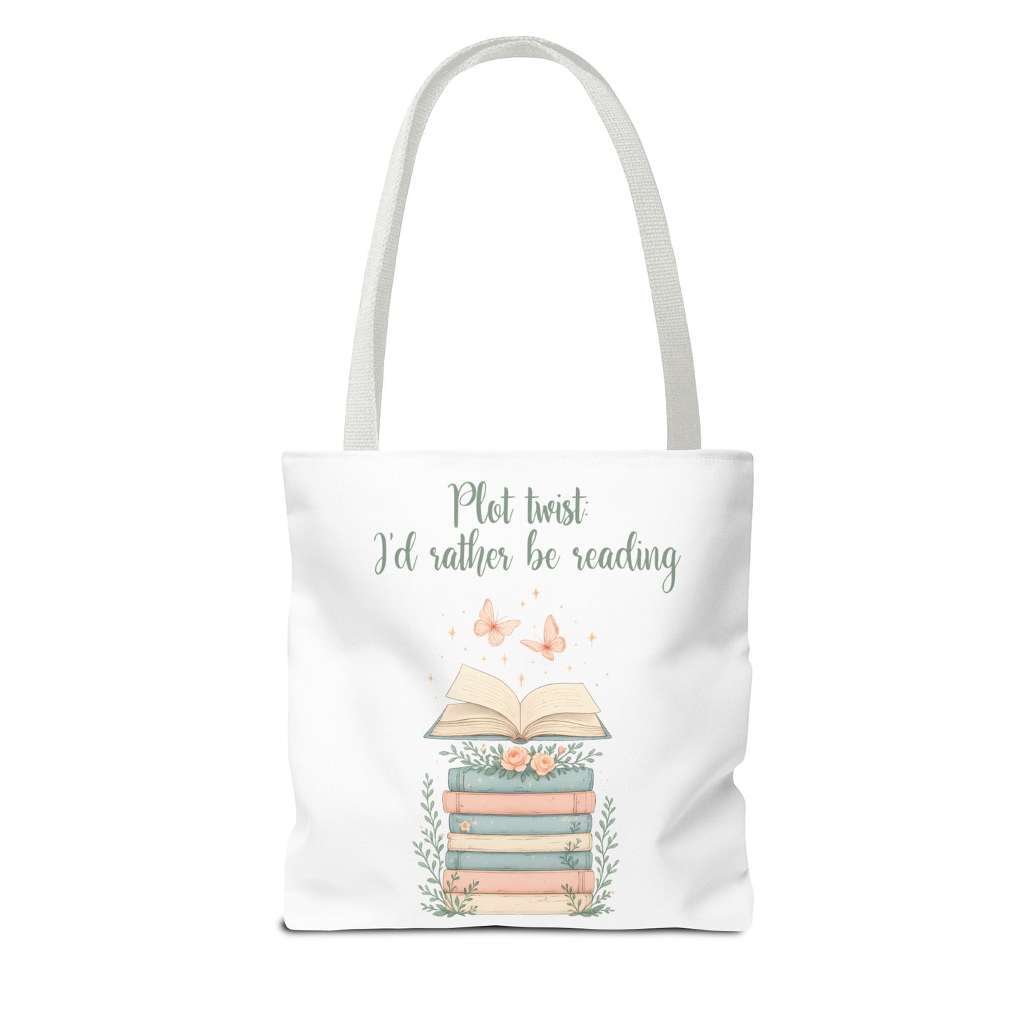 Book Lover's Tote Bag | I'd Rather Be Reading | Literary Gift, Reading Bag, Library Tote, Bookish Accessory, Perfect for Bookworms