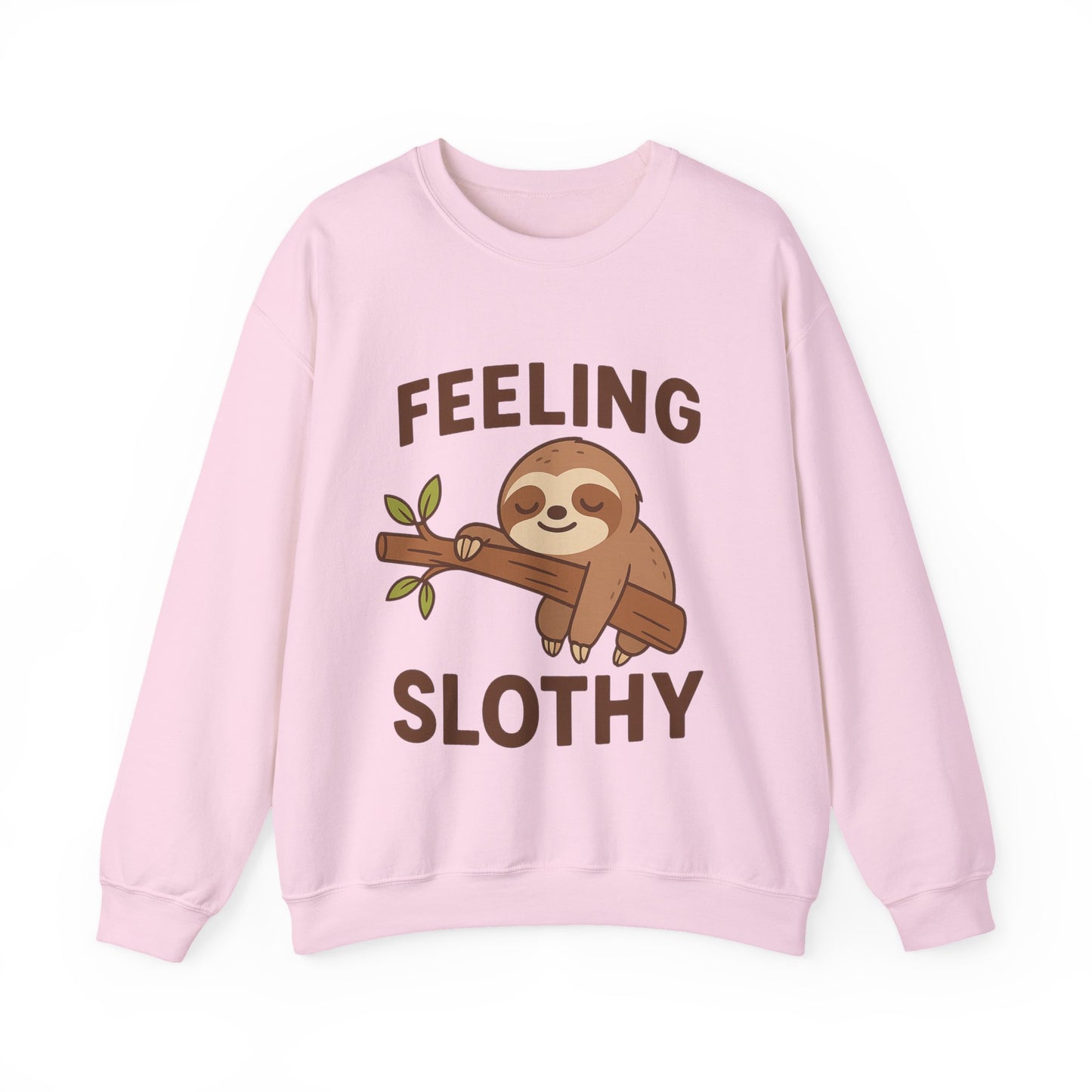 Sloth cute Crewneck Sweatshirt, Cozy Gift, Unisex Sweatshirt, Relaxed Loungewear, Funny Sweatshirt, Sloth Lover Gift