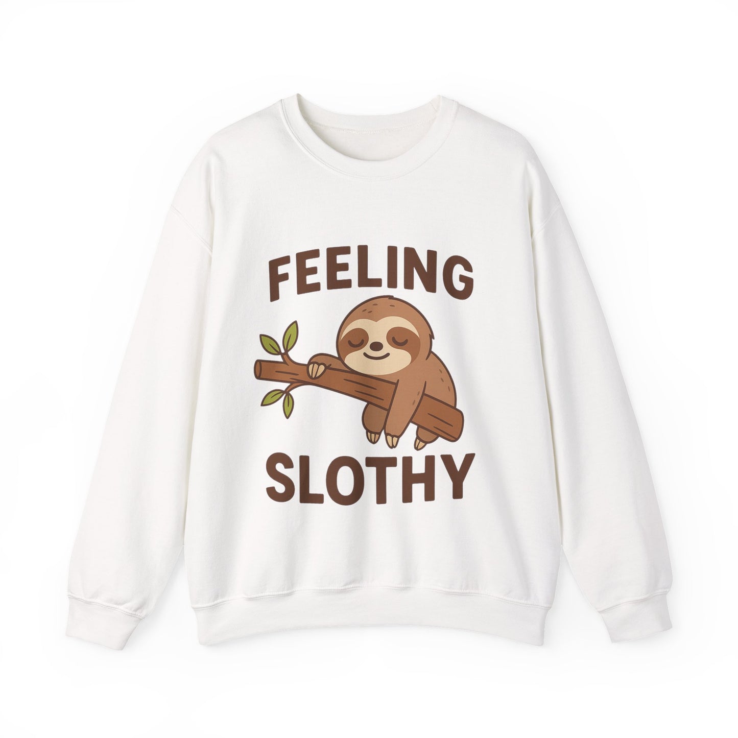 Sloth cute Crewneck Sweatshirt, Cozy Gift, Unisex Sweatshirt, Relaxed Loungewear, Funny Sweatshirt, Sloth Lover Gift