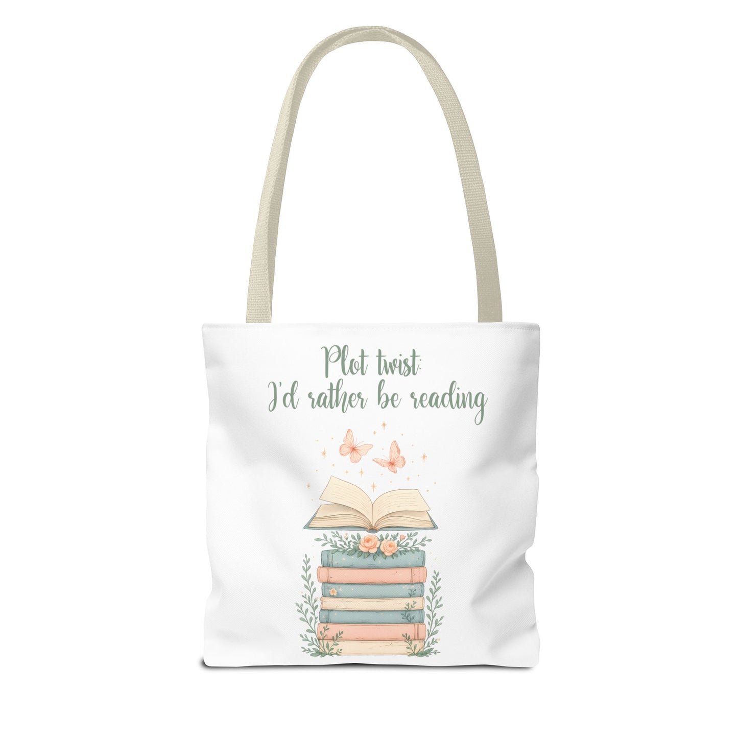 Book Lover's Tote Bag | I'd Rather Be Reading | Literary Gift, Reading Bag, Library Tote, Bookish Accessory, Perfect for Bookworms