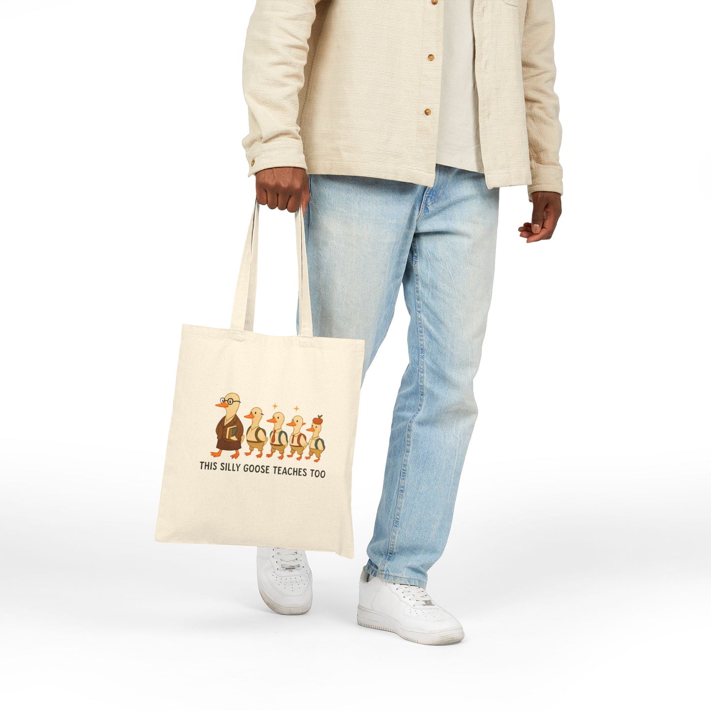 Silly Goose Teacher Tote Bag | Eco-Friendly Gift for Educators, Stylish Shopping Bag, Fun Classroom Accessory, Cute Beach or Library [...]