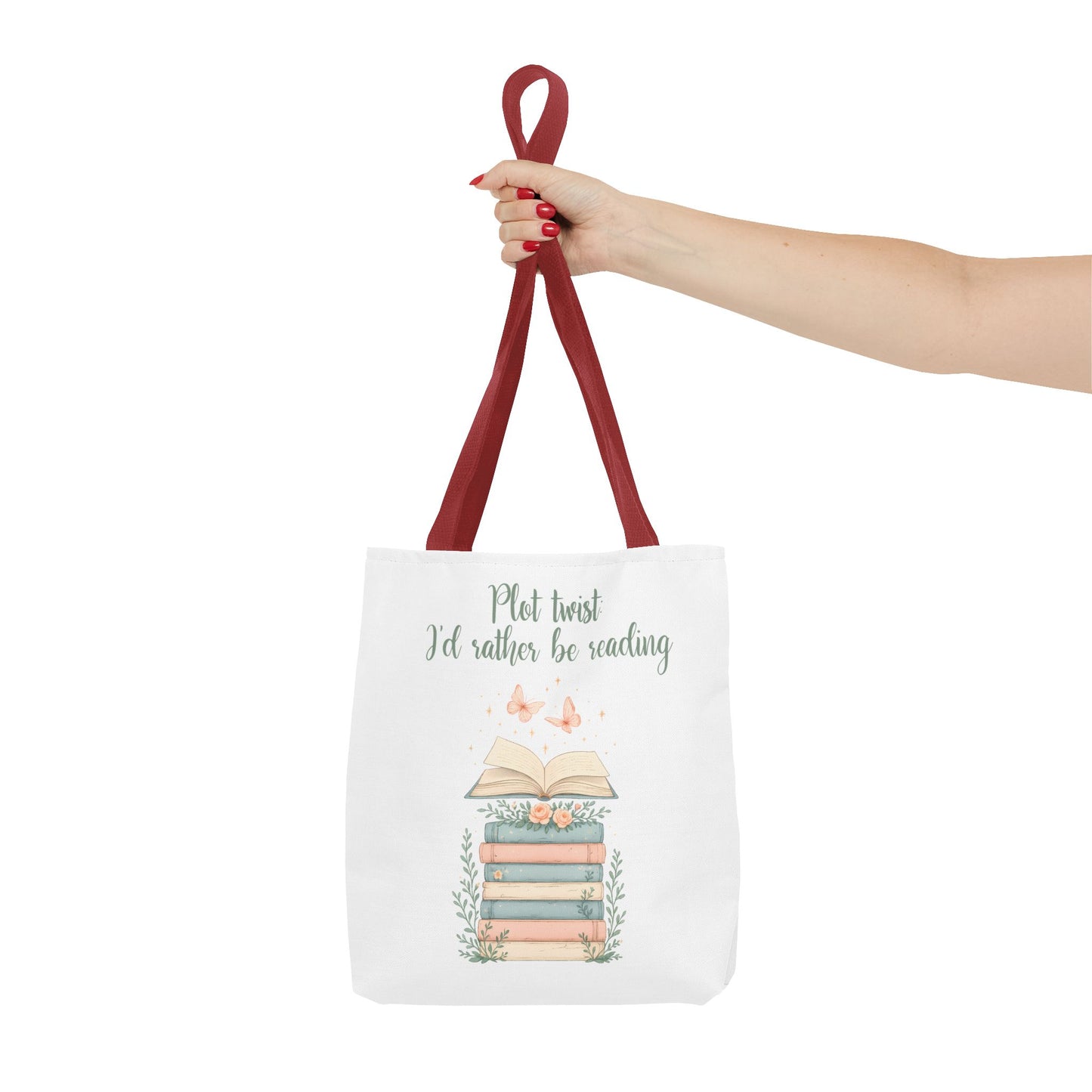 Book Lover's Tote Bag | I'd Rather Be Reading | Literary Gift, Reading Bag, Library Tote, Bookish Accessory, Perfect for Bookworms