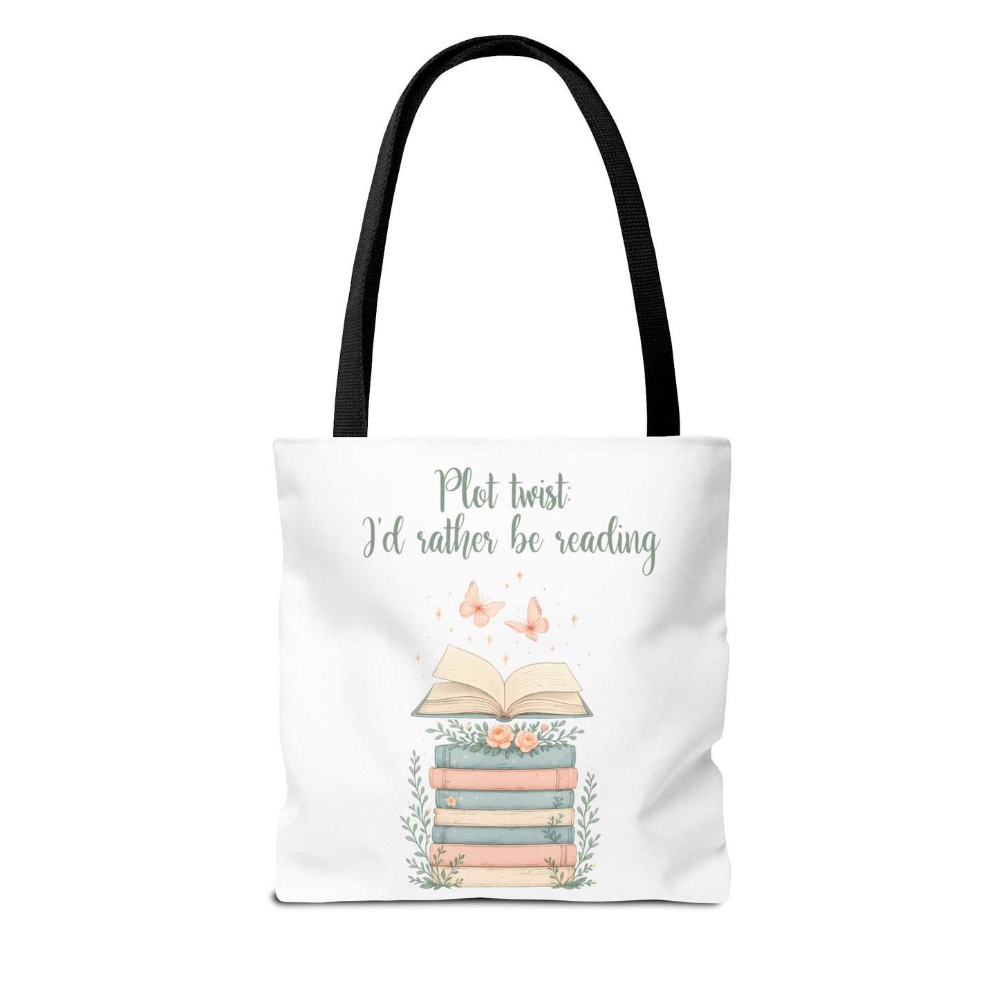 Book Lover's Tote Bag | I'd Rather Be Reading | Literary Gift, Reading Bag, Library Tote, Bookish Accessory, Perfect for Bookworms