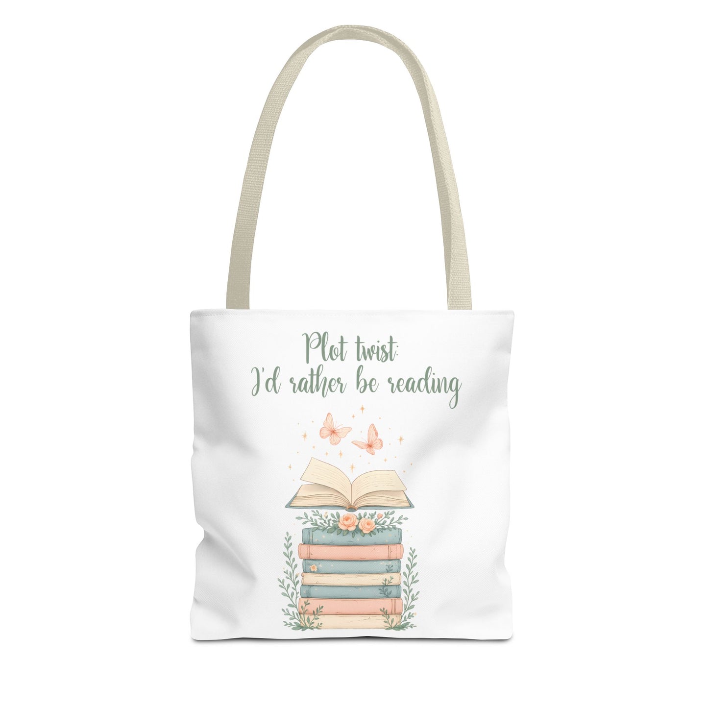 Book Lover's Tote Bag | I'd Rather Be Reading | Literary Gift, Reading Bag, Library Tote, Bookish Accessory, Perfect for Bookworms