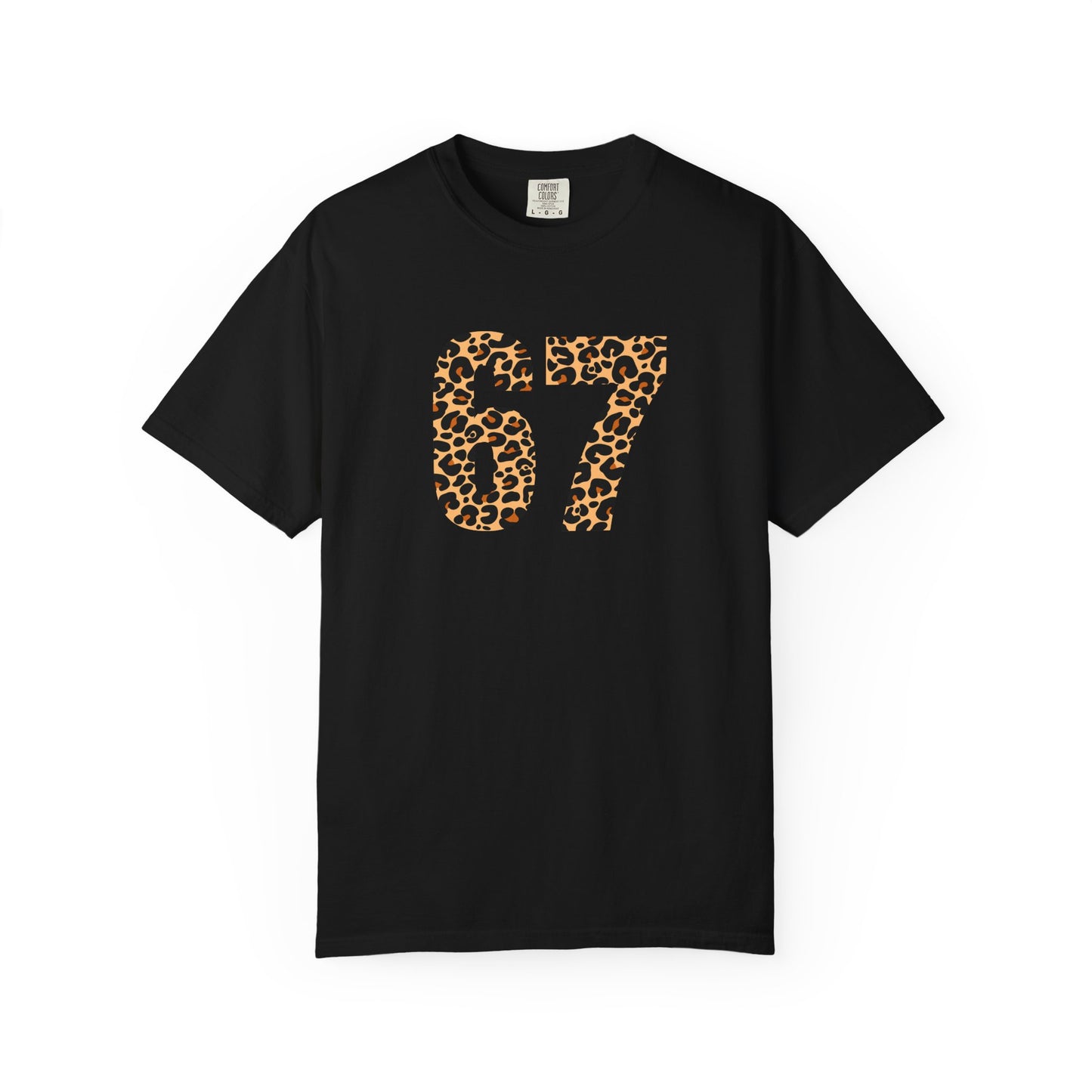 Leopard Print Varsity Number Tee