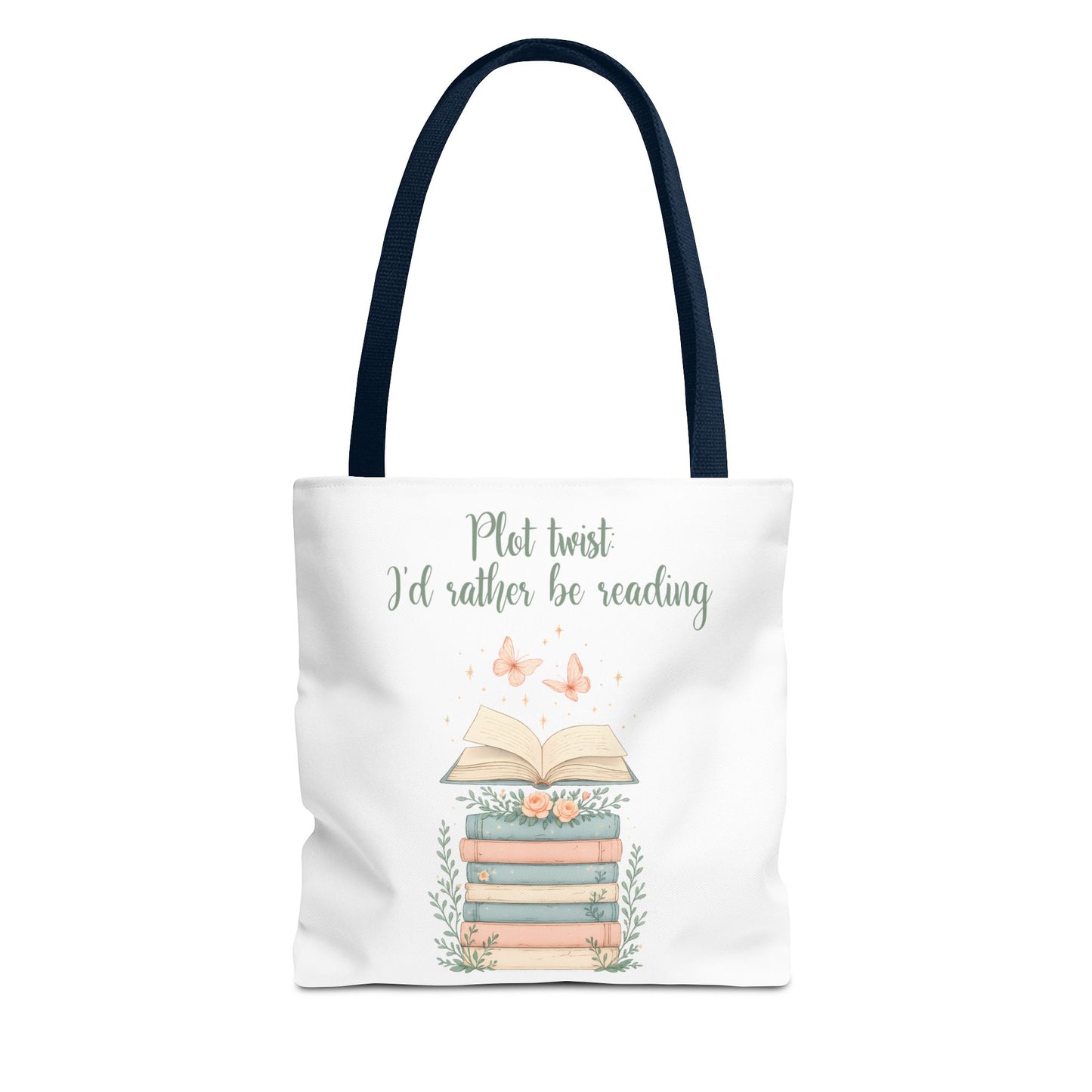 Book Lover's Tote Bag | I'd Rather Be Reading | Literary Gift, Reading Bag, Library Tote, Bookish Accessory, Perfect for Bookworms