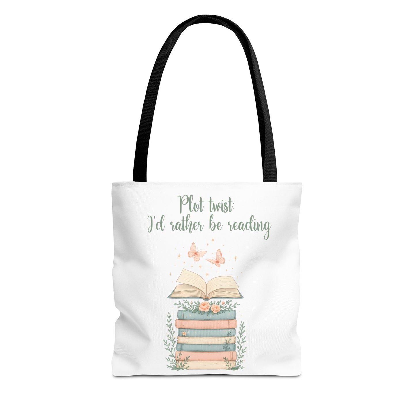 Book Lover's Tote Bag | I'd Rather Be Reading | Literary Gift, Reading Bag, Library Tote, Bookish Accessory, Perfect for Bookworms