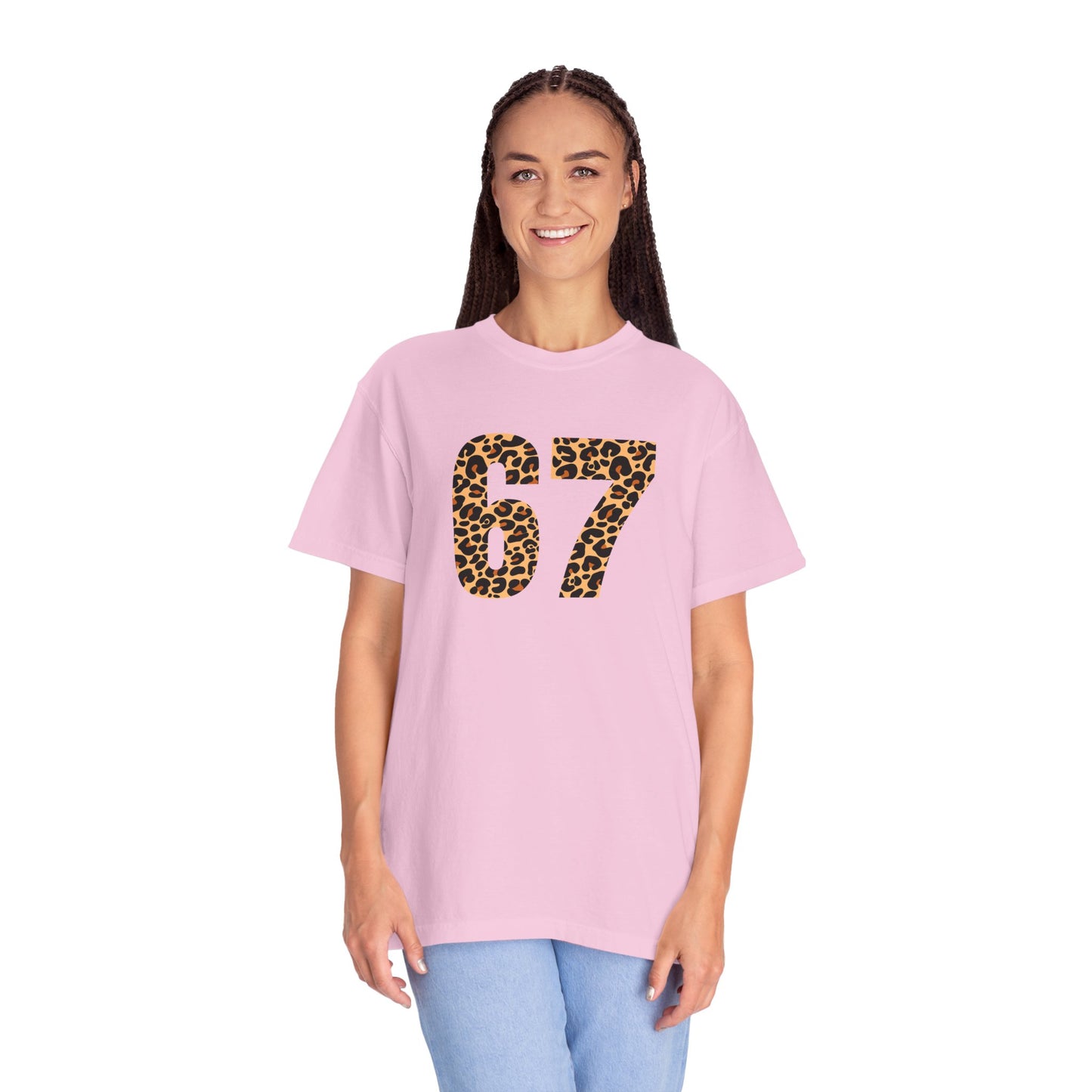Leopard Print Varsity Number Tee