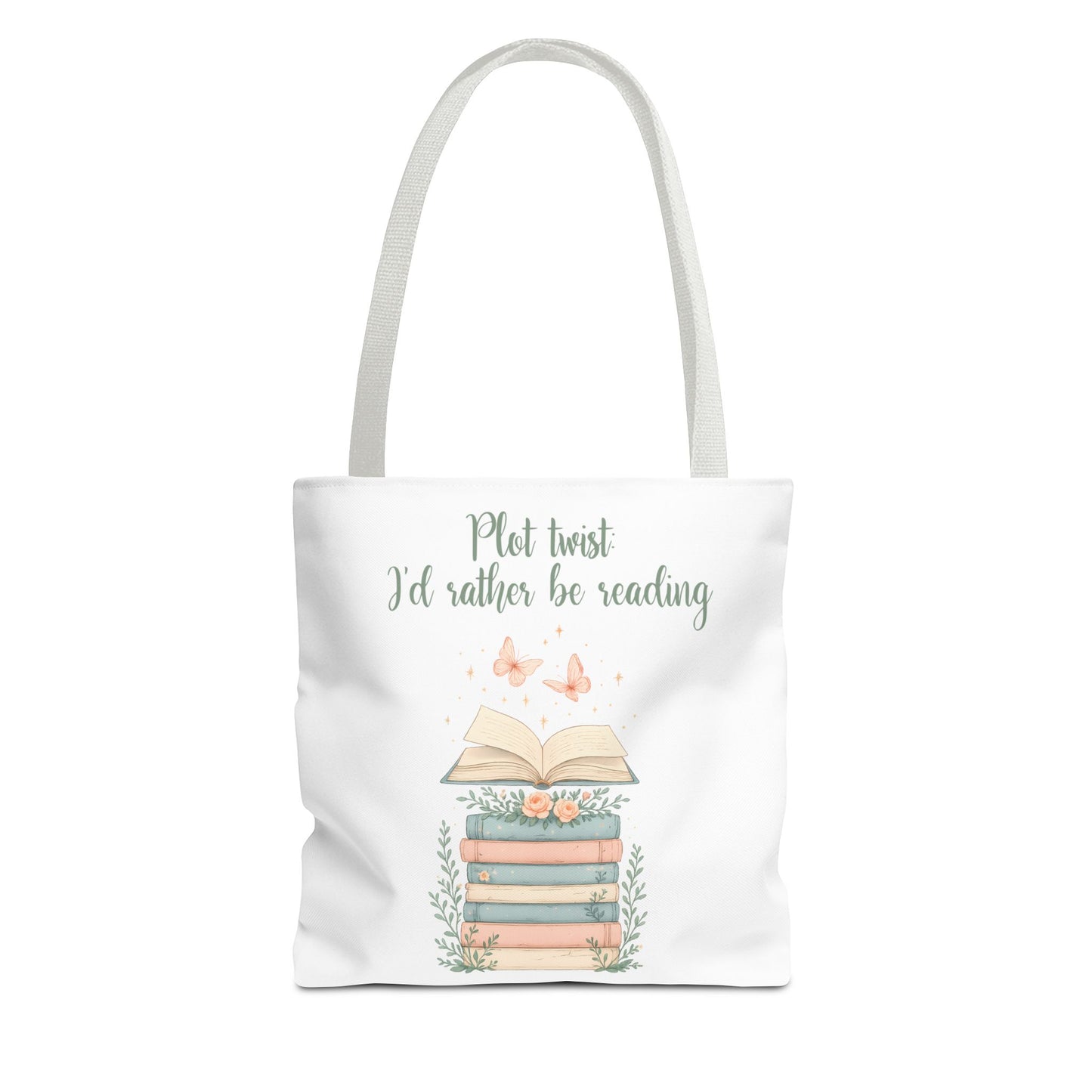 Book Lover's Tote Bag | I'd Rather Be Reading | Literary Gift, Reading Bag, Library Tote, Bookish Accessory, Perfect for Bookworms