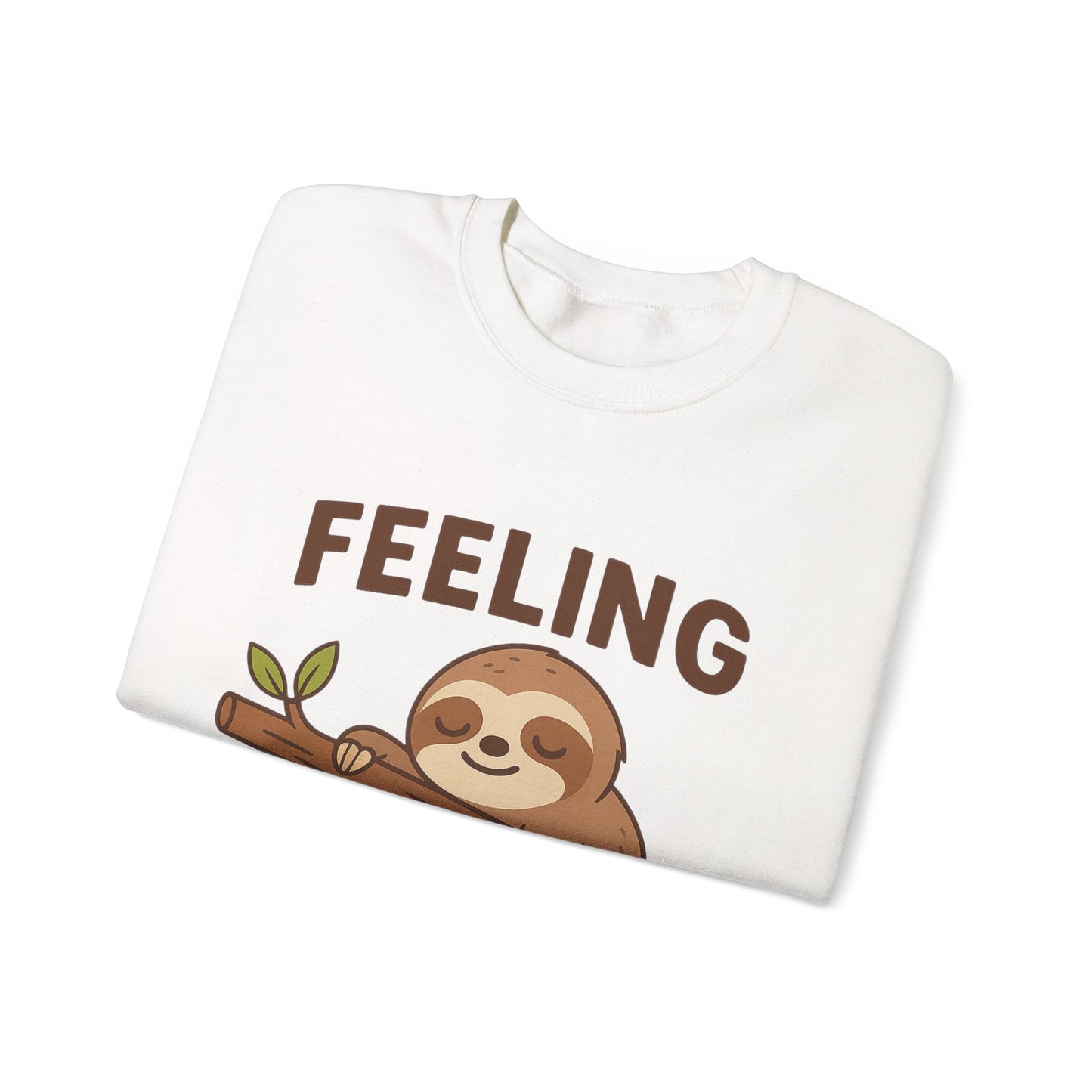Sloth cute Crewneck Sweatshirt, Cozy Gift, Unisex Sweatshirt, Relaxed Loungewear, Funny Sweatshirt, Sloth Lover Gift