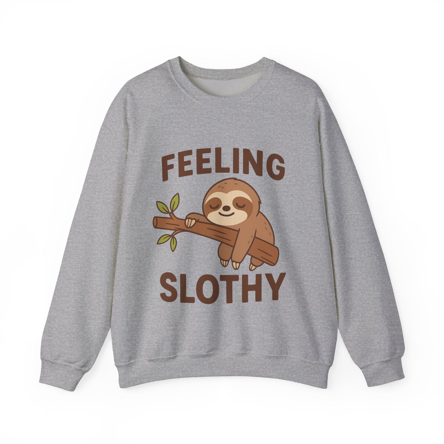 Sloth cute Crewneck Sweatshirt, Cozy Gift, Unisex Sweatshirt, Relaxed Loungewear, Funny Sweatshirt, Sloth Lover Gift