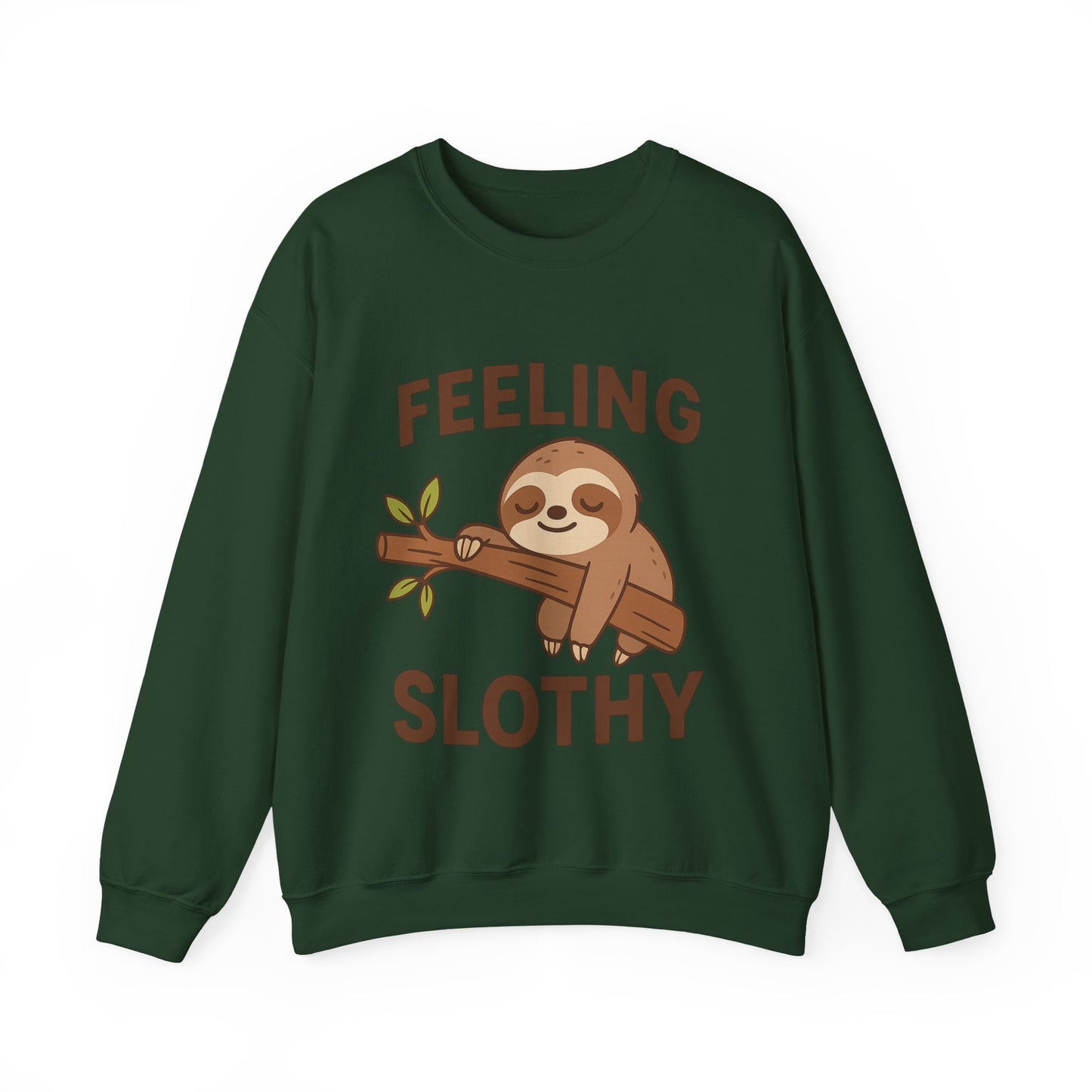 Sloth cute Crewneck Sweatshirt, Cozy Gift, Unisex Sweatshirt, Relaxed Loungewear, Funny Sweatshirt, Sloth Lover Gift