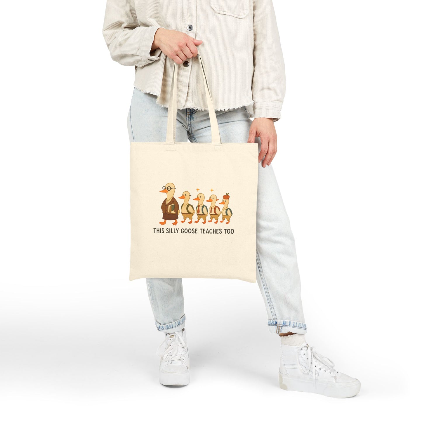Silly Goose Teacher Tote Bag | Eco-Friendly Gift for Educators, Stylish Shopping Bag, Fun Classroom Accessory, Cute Beach or Library [...]