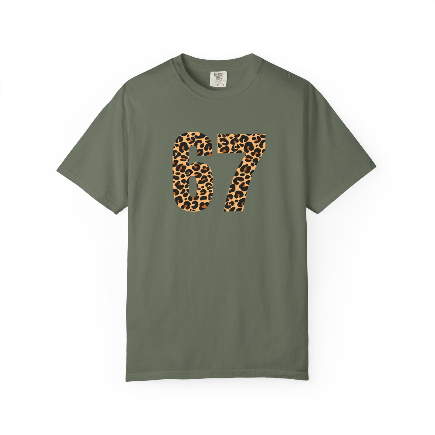 Leopard Print Varsity Number Tee