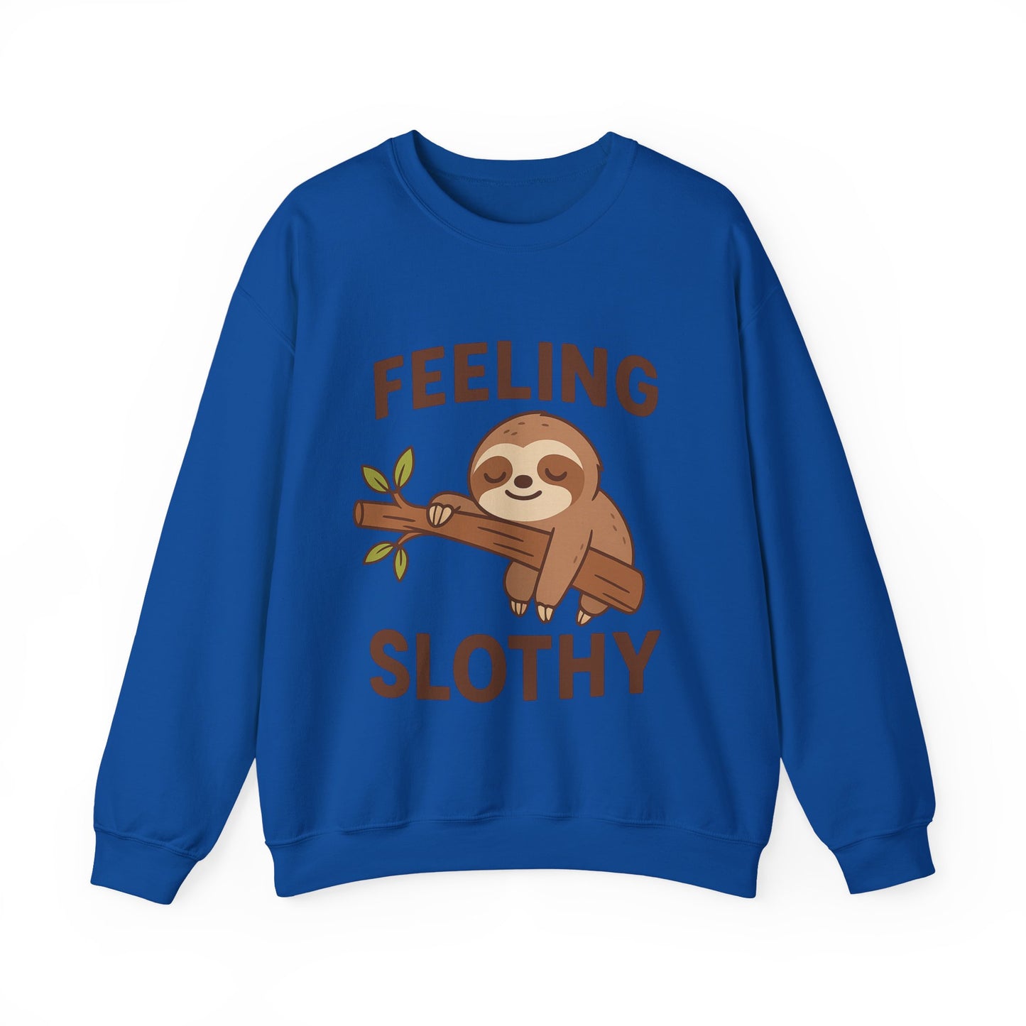 Sloth cute Crewneck Sweatshirt, Cozy Gift, Unisex Sweatshirt, Relaxed Loungewear, Funny Sweatshirt, Sloth Lover Gift