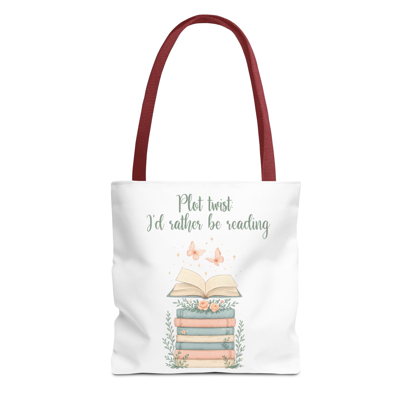 Book Lover's Tote Bag | I'd Rather Be Reading | Literary Gift, Reading Bag, Library Tote, Bookish Accessory, Perfect for Bookworms