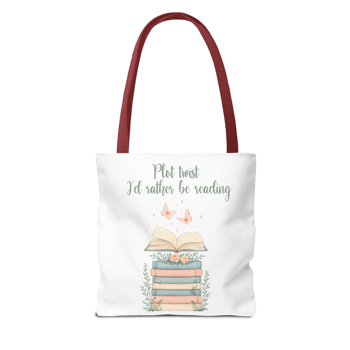 Book Lover's Tote Bag | I'd Rather Be Reading | Literary Gift, Reading Bag, Library Tote, Bookish Accessory, Perfect for Bookworms