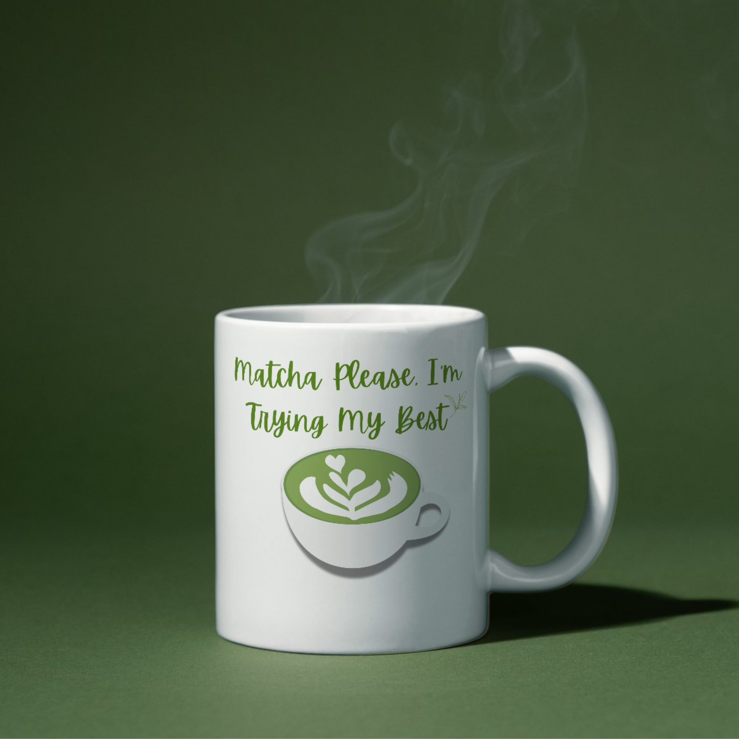Matcha Please Coffee Mug | Perfect Gift for Tea Lovers | Ceramic Mug for Home & Office | Motivational Coffee Cup